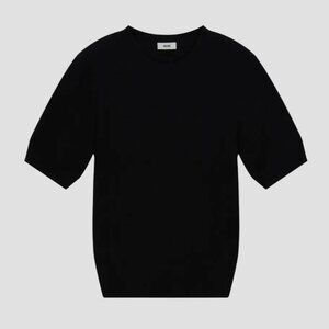 440me WOOL SILK SHORT SLEEVE CREW